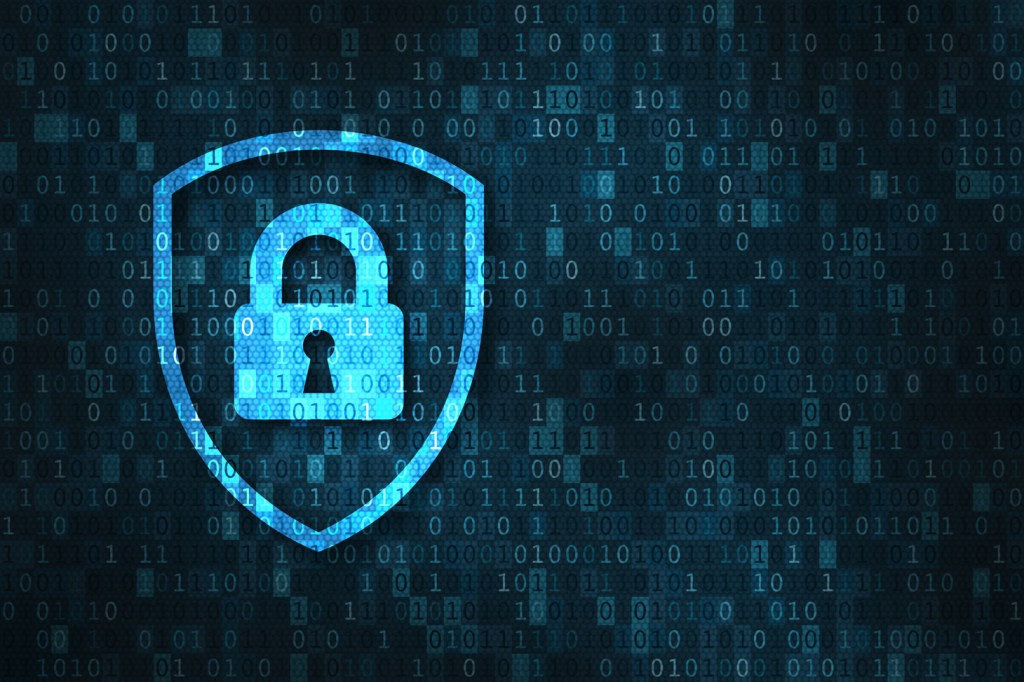 Padlock in a webpage.