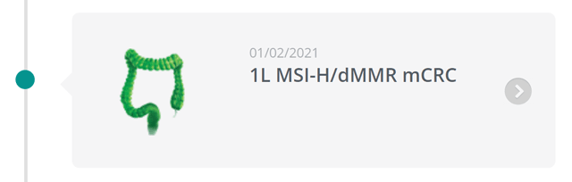 1L MSI-H/dMMR mCRC